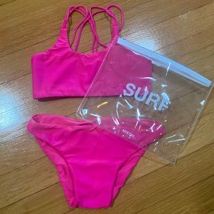 Mikoh Girls Barbie Pink Bikini